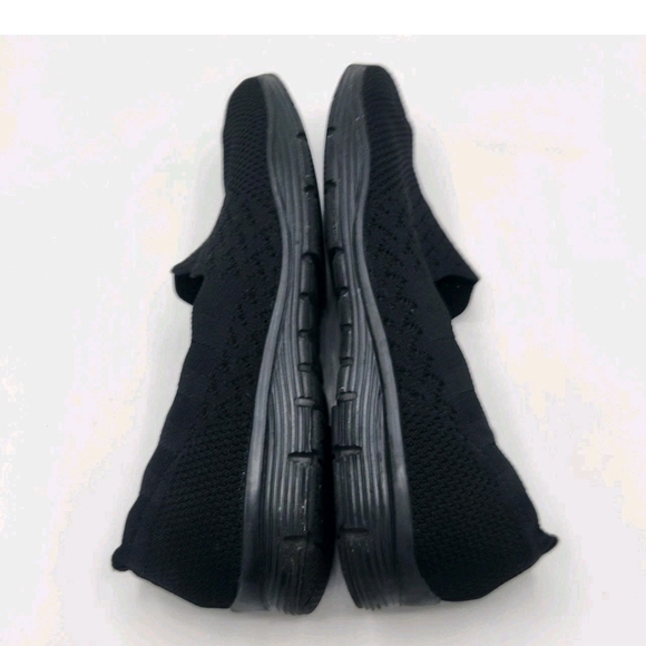 Skechers Seager Stat Black Slip On Shoes Classic Fit Womens Size 9 - Picture 7 of 9